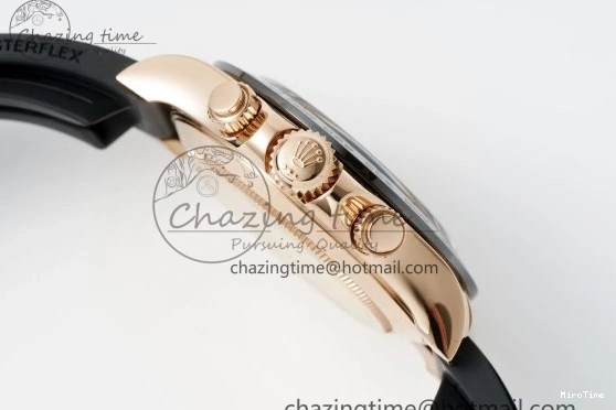 MiroTime 0115 Tailored Daytona 116515 BTF 1:1 Best Edition White Dial on Oysterflex Rubber Strap SA4130 V 2262